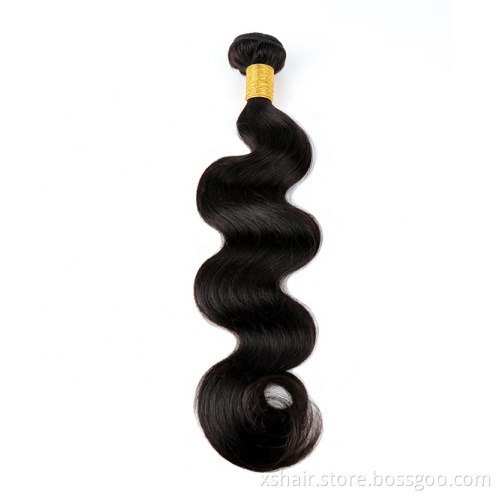 Wholesale 1B Body Wave Raw Brazilian Human Hair Weave 10A Grade Virgin Brazilian Hair Bundle for Black Woman
